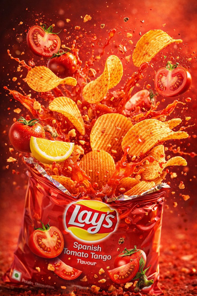 Poster Iklan Kerepek Lay's Spanish Tomato Tango - Image 1