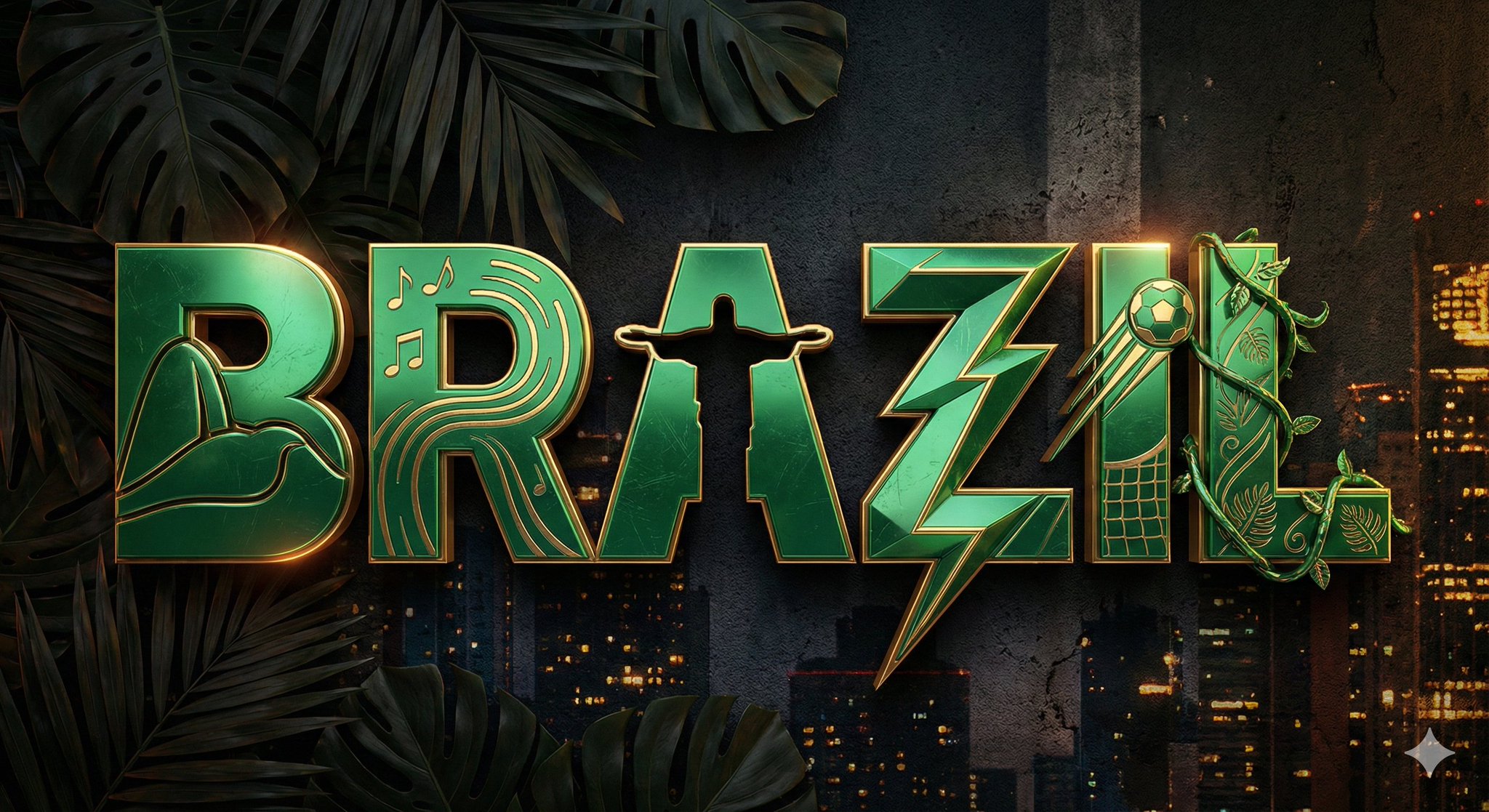 Tipografi 3D Nama Negara & Elemen Budaya - Image 2