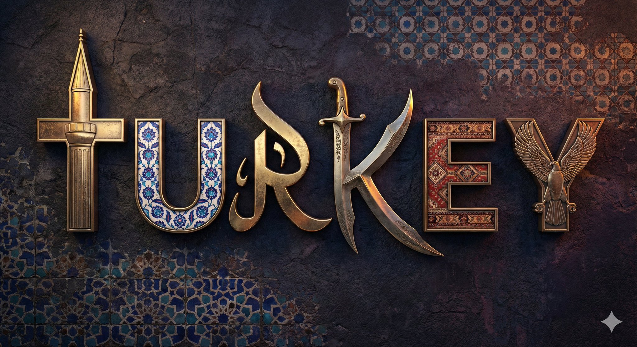 Tipografi 3D Nama Negara & Elemen Budaya - Image 3