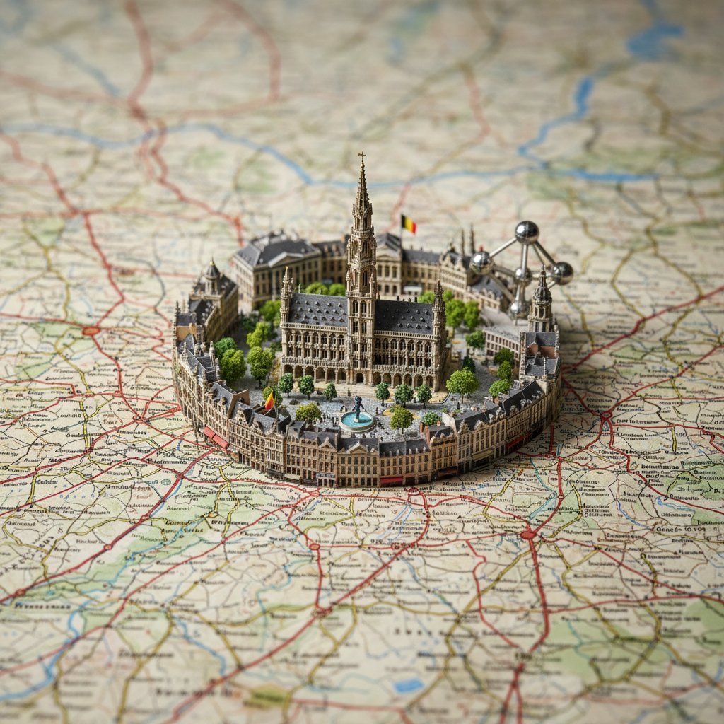 Realistic 3D City & Country Diorama Map - Image 3