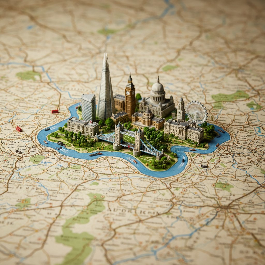 Realistic 3D City & Country Diorama Map - Image 4