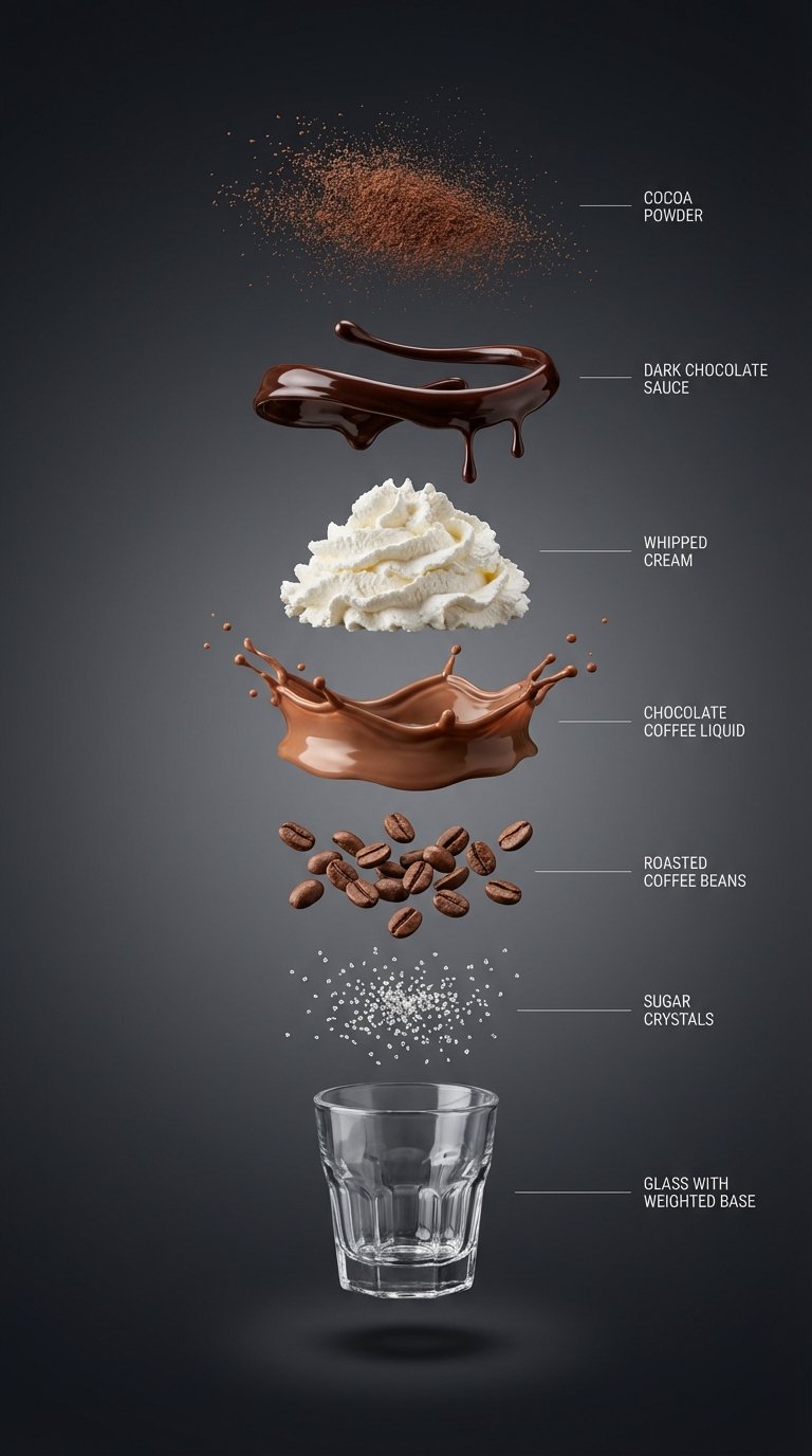 Hyper-realistic Deconstructed Drink Poster - Image 1