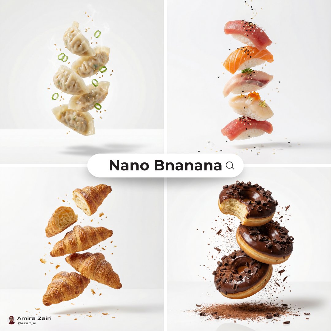 Fotografi Produk Makanan Premium Terapung