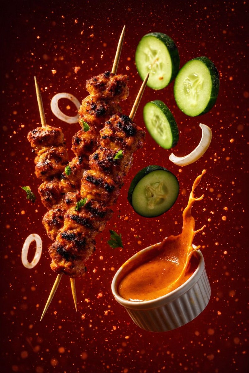 Fotografi Makanan Sinematik: Taco & Sate 8K - Image 3