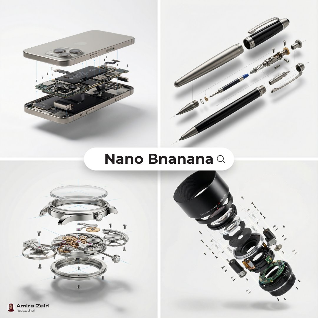 Mechanical Exploded View Product Photography