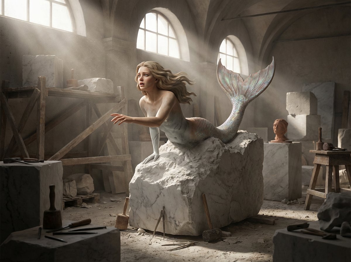 Arca Marmar Hidup di Bengkel Renaissance - Image 3