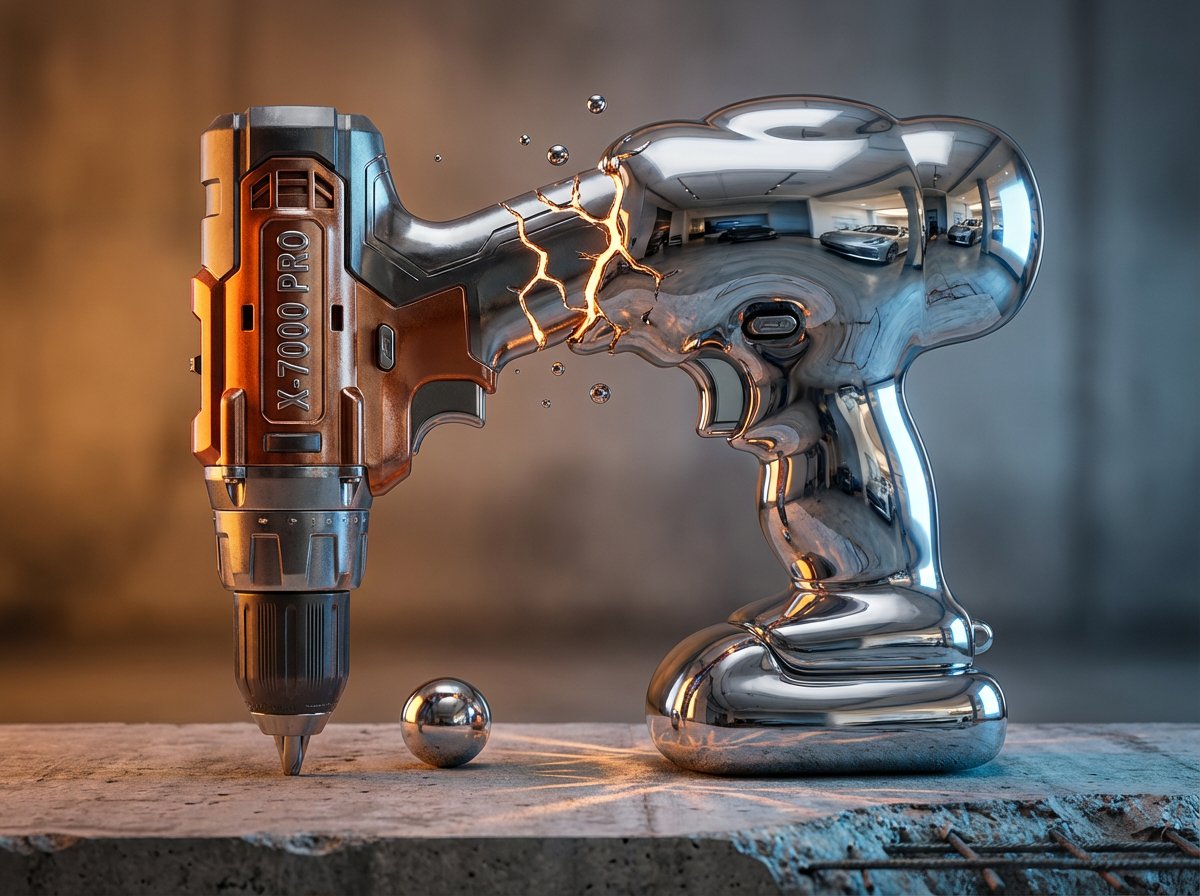 Transformasi Produk Krom Gaya Belon 3D - Image 3