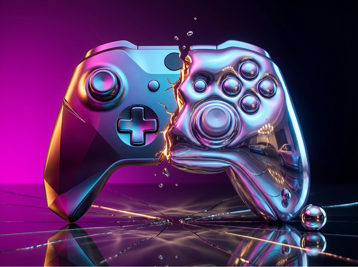 Transformasi Produk Krom Gaya Belon 3D - Image 4