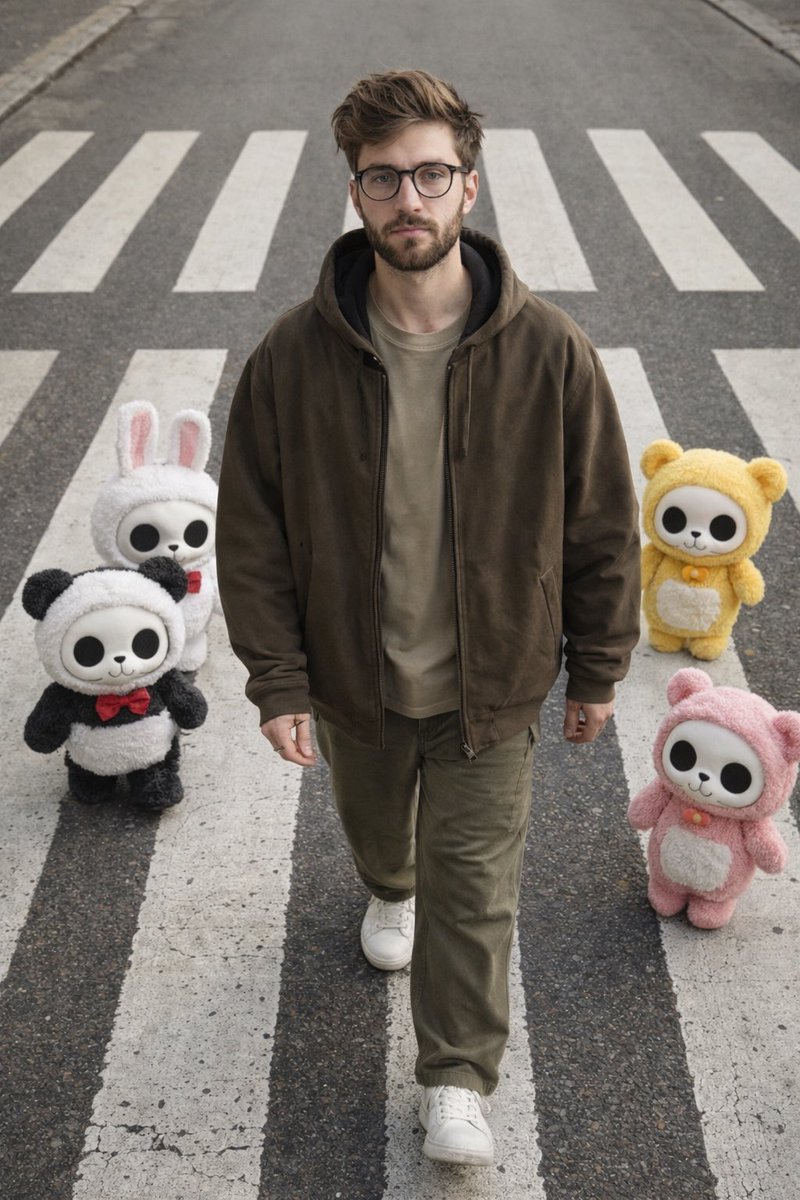 Gaya Streetwear Lelaki & Skullpanda Popmart - Image 1