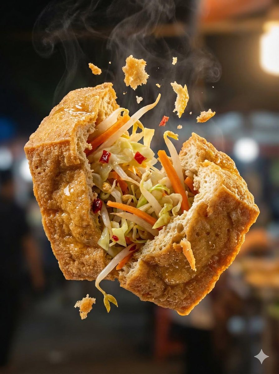 Macro Food Photography of Crispy Martabak Telur - Image 1