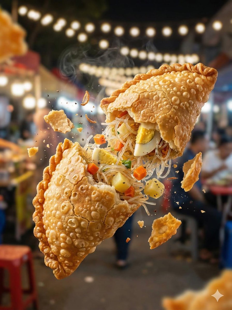 Macro Food Photography of Crispy Martabak Telur - Image 3