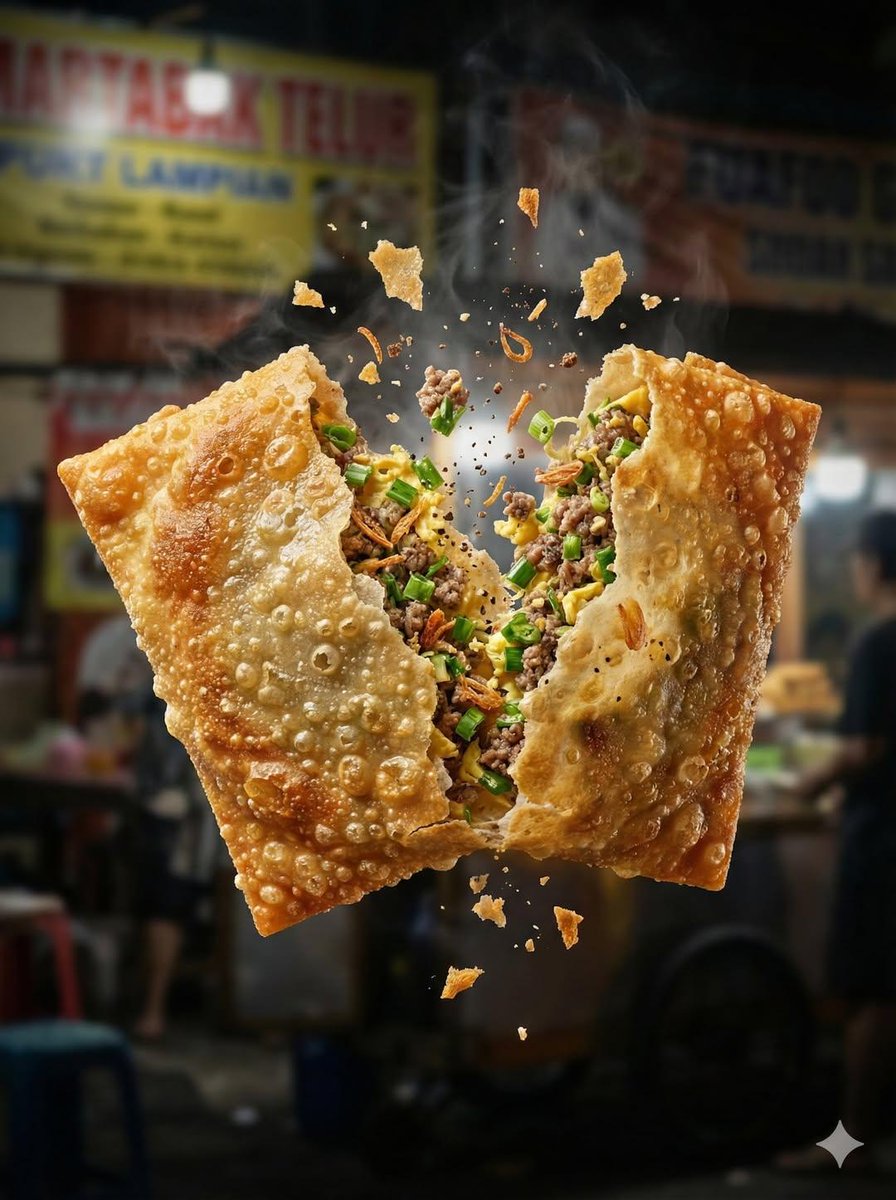 Macro Food Photography of Crispy Martabak Telur - Image 4