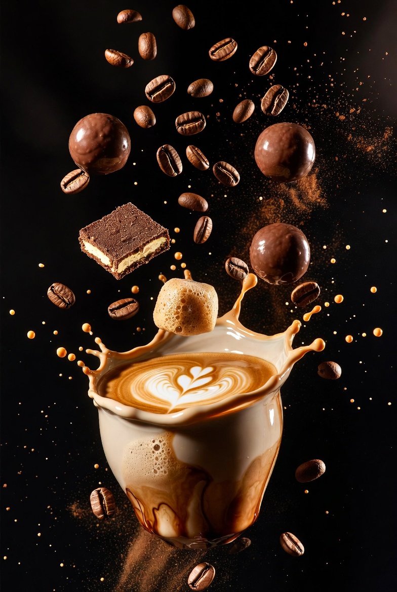 Fotografi Iklan Kopi & Coklat 'Splash' Sinematik - Image 2
