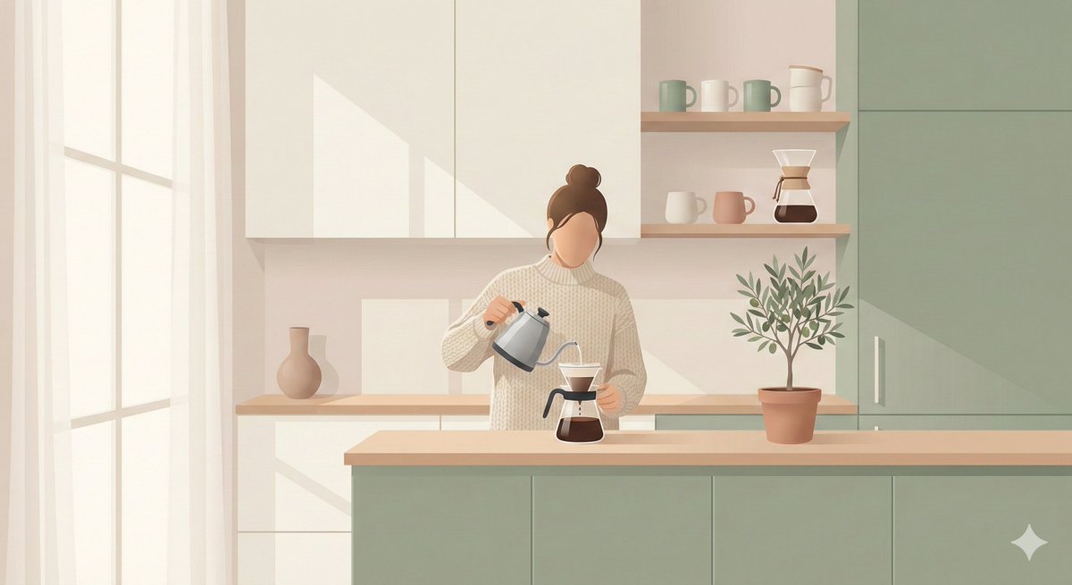 Ilustrasi Minimalis Gaya Scandinavia