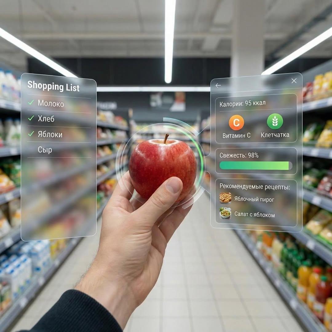 POV Shopping Fanta with Futuristic AR Interface - Image 2