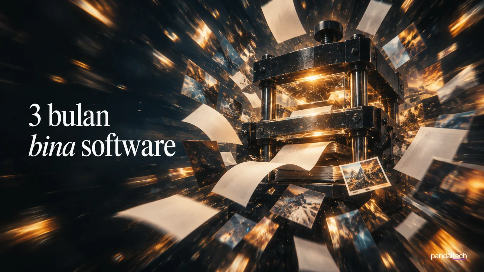 3 bulan bina software, Google bagi free je