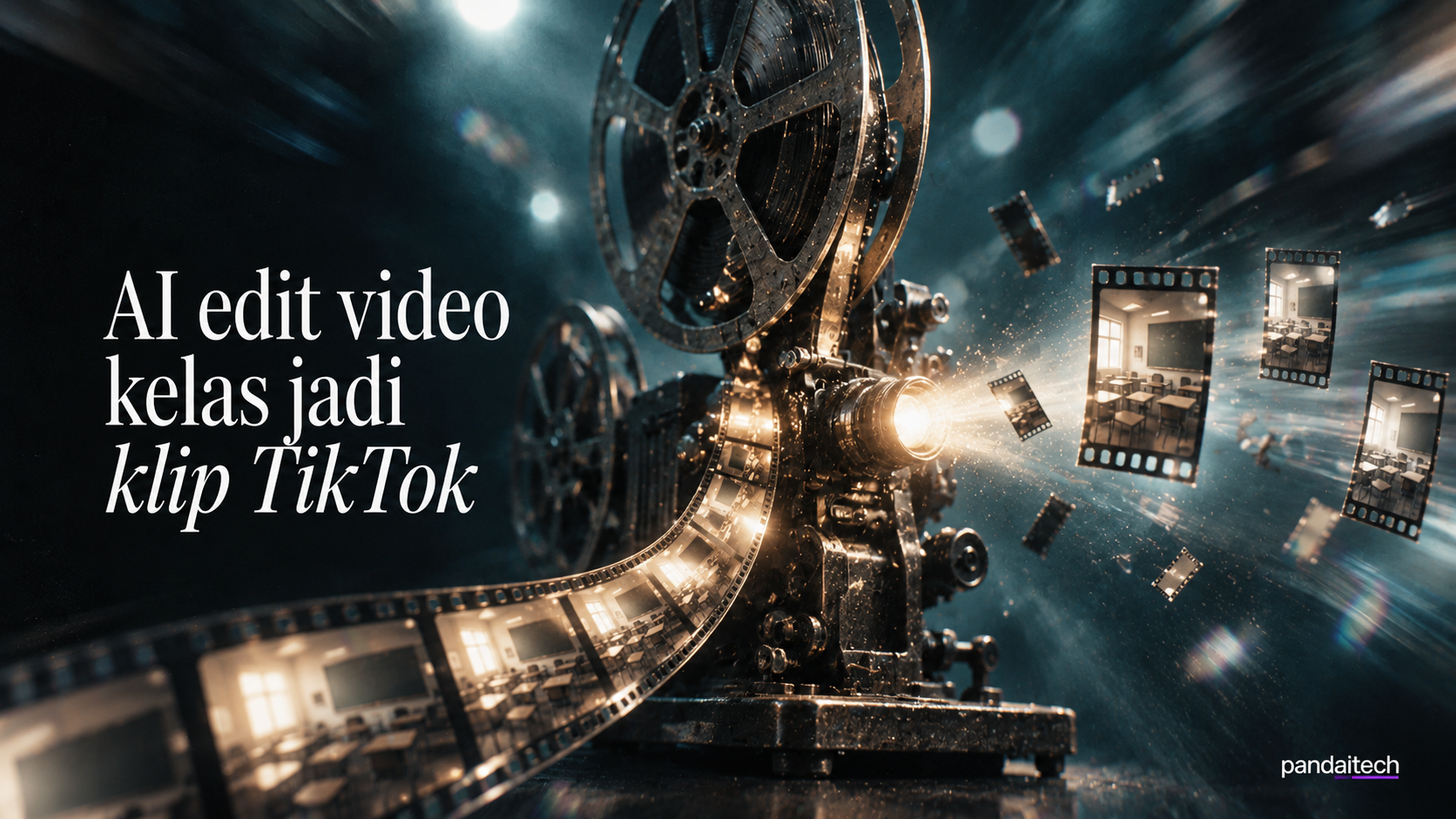 AI edit video kelas kami jadi klip TikTok