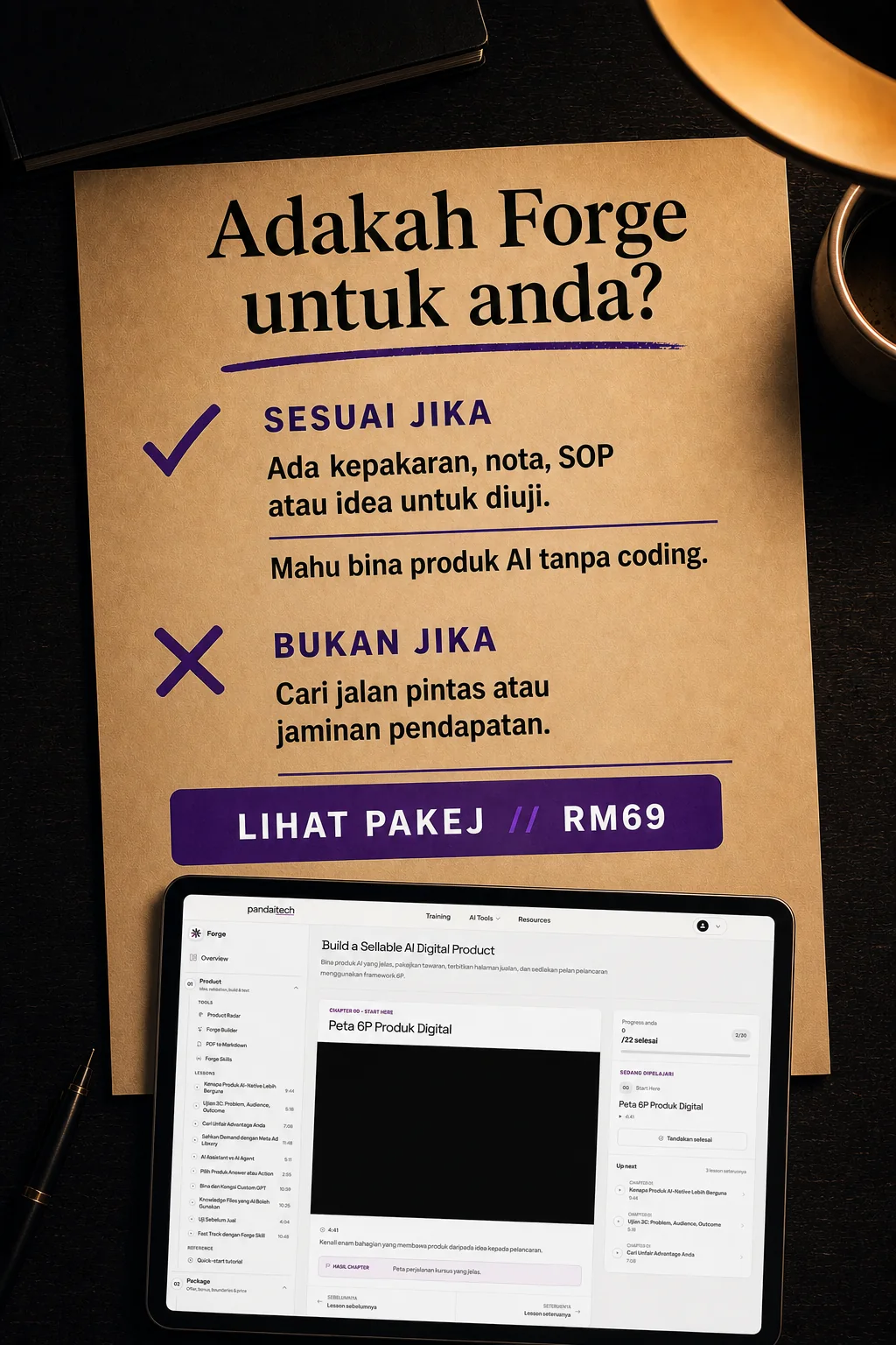 Siapa yang sesuai dan tidak sesuai mendapatkan Forge.