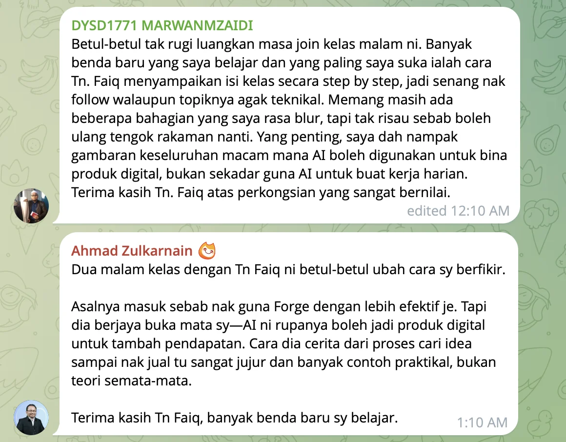 Review peserta tentang cara mengajar langkah demi langkah