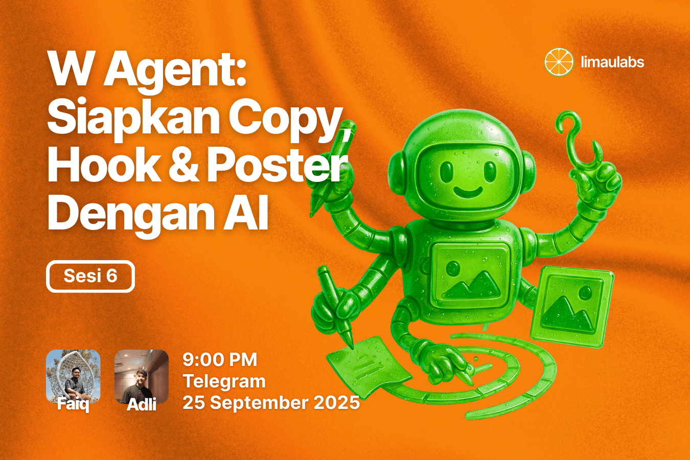 Workshop Live Webinar Poster