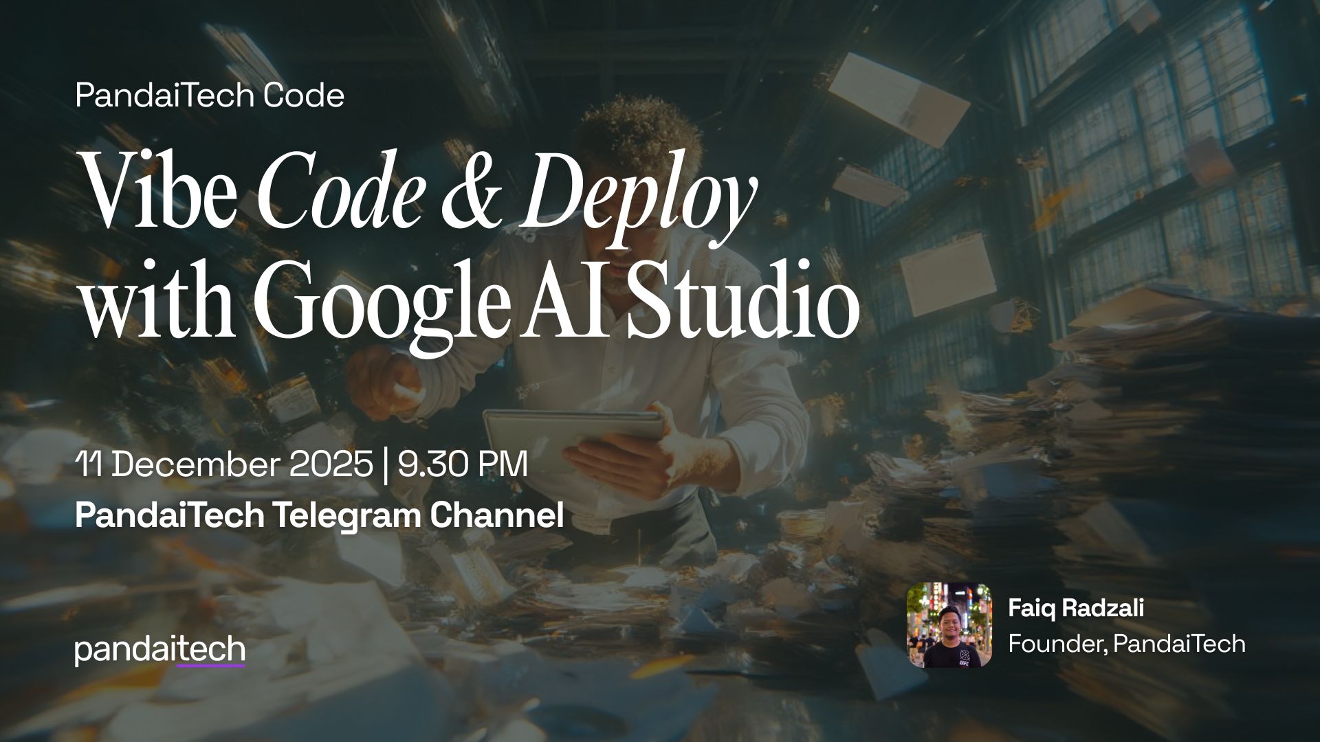 Vibe Code & Deploy with Google AI Studio